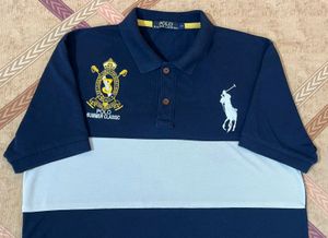 BRANDED RALPH LAUREN BLUE COLLAR TSHIRT