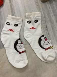 Doraemon White Socks