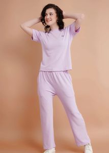Lilac Relaxed Fit Pajama Set