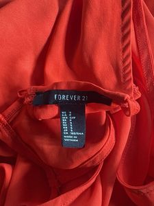Vibrant Red Sleeveless Top