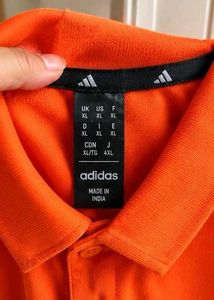 Adidas Orange Polo Shirt