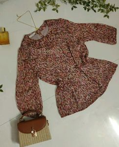 Stylish Printed Long Sleeve Blouse🍂💐