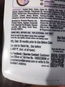 Piramal, Lacto Calamine Lotion