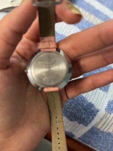 Ladies' Pink Watch with Butterfly Detail