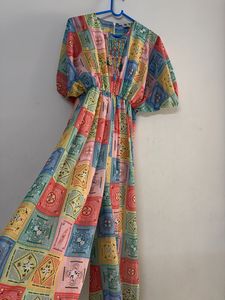 Colorful  jam suit Dress - Mirror Detail