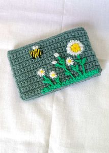 Crochet Floral Wallet