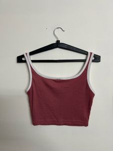 Ribbed Crop Tank Top