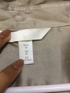 Greyish Satin H&amp;M Shirt