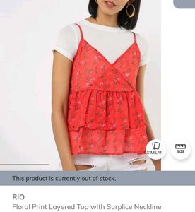 RIO Floral Layered Cami Top