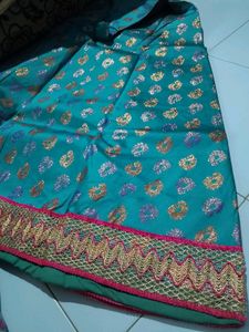 Semi Stitched Lehnga With Blouse