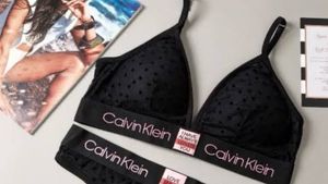 Calvin Klein Black Lightly padded Bra