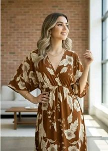 Floral Print Maxi Dress