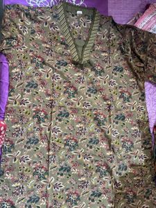 Floral Print Kurta Set