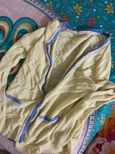 Lightweight Yellow Cardigan