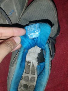 USED Gray Campus Shoes