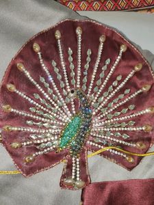 Beautiful Saree With Stitch Blouse 🦚Belt