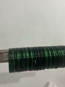 Stackable Emerald Green Glass Bangles