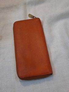Michael Kors Orange Leather Wallet
