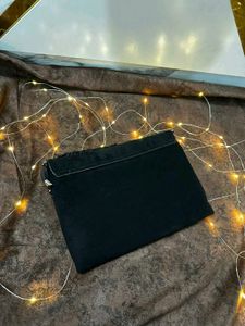 boutique piece Elegant Black Beaded Clutch