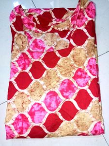 Red &amp; Pink Patterned Dress