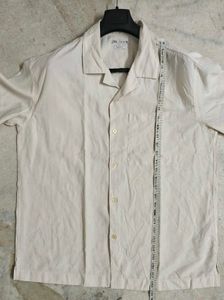 Men's Short Sleeve Linen Blend Shirt