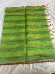 Striped Green Duppata
