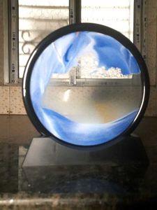 Circular Moving Sand Art Desk Decor😽