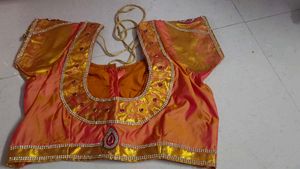 price drop Orange &amp; Pink design blouse