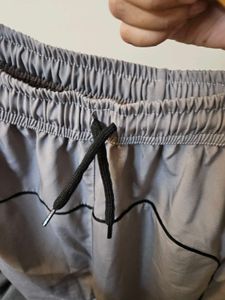 Grey Athletic Track Pants