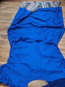 Embroidered Blue Kurta