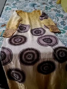 Elegant Embroidered full dubai maxi