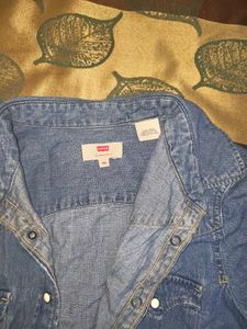 Levi's Classic Denim Western Shirt XS