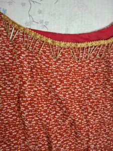 Boho Red Floral Maxi kurta and beautiful bottom