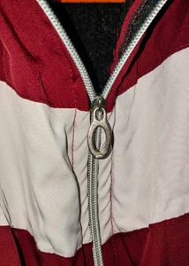 Maroon Adidas Track Jacket