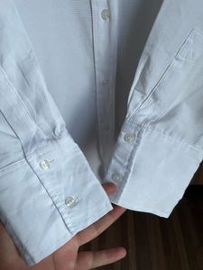 Zara Classic White Button-Down Shirt