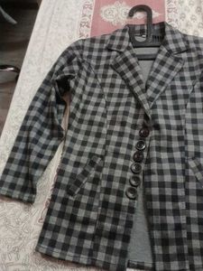 Checkered Blazer