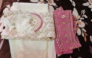 Elegant Cream Kurta Set with Dupatta
