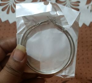 Silver Colour Hook Earring