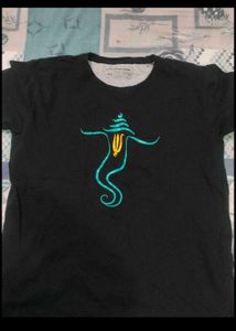 Black Graphic Print T-Shirt