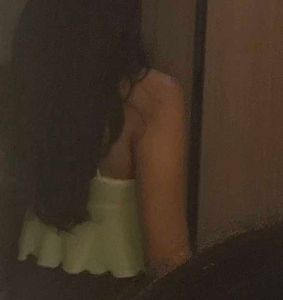 Sheer Green Tie-Front Top