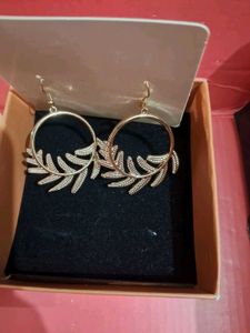 golden hoop earrings