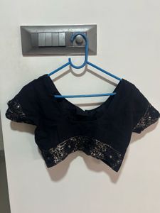 Black Sequined Saree