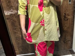 Stylish Floral Kurta Set