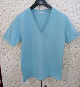zara  V-Neck T-Shirt