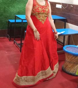 Green Salwar Suit and grown