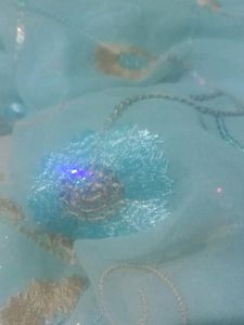 Sea Blue Coloured Dupatta For Women