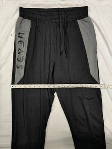 Stretchable Black Track Pants