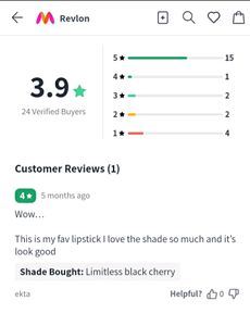 REVLON Colorstay Overtime Lip Color : Black Cherry
