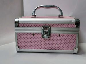 Pink Glitter Jewellery/Make Up Storage Box