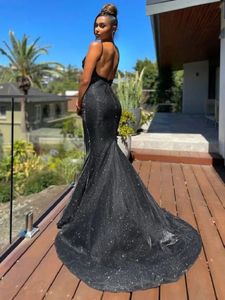 Urbanic Sparkling Black Evening Gown